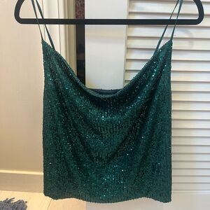 Jade Sequin Tank - BRAND NEW!!!